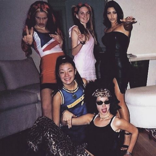 Kim Kardashian Friends Dressed Up As Spice Girls In High School